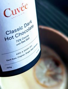 Cuvee Hot Chocolate with sea salt