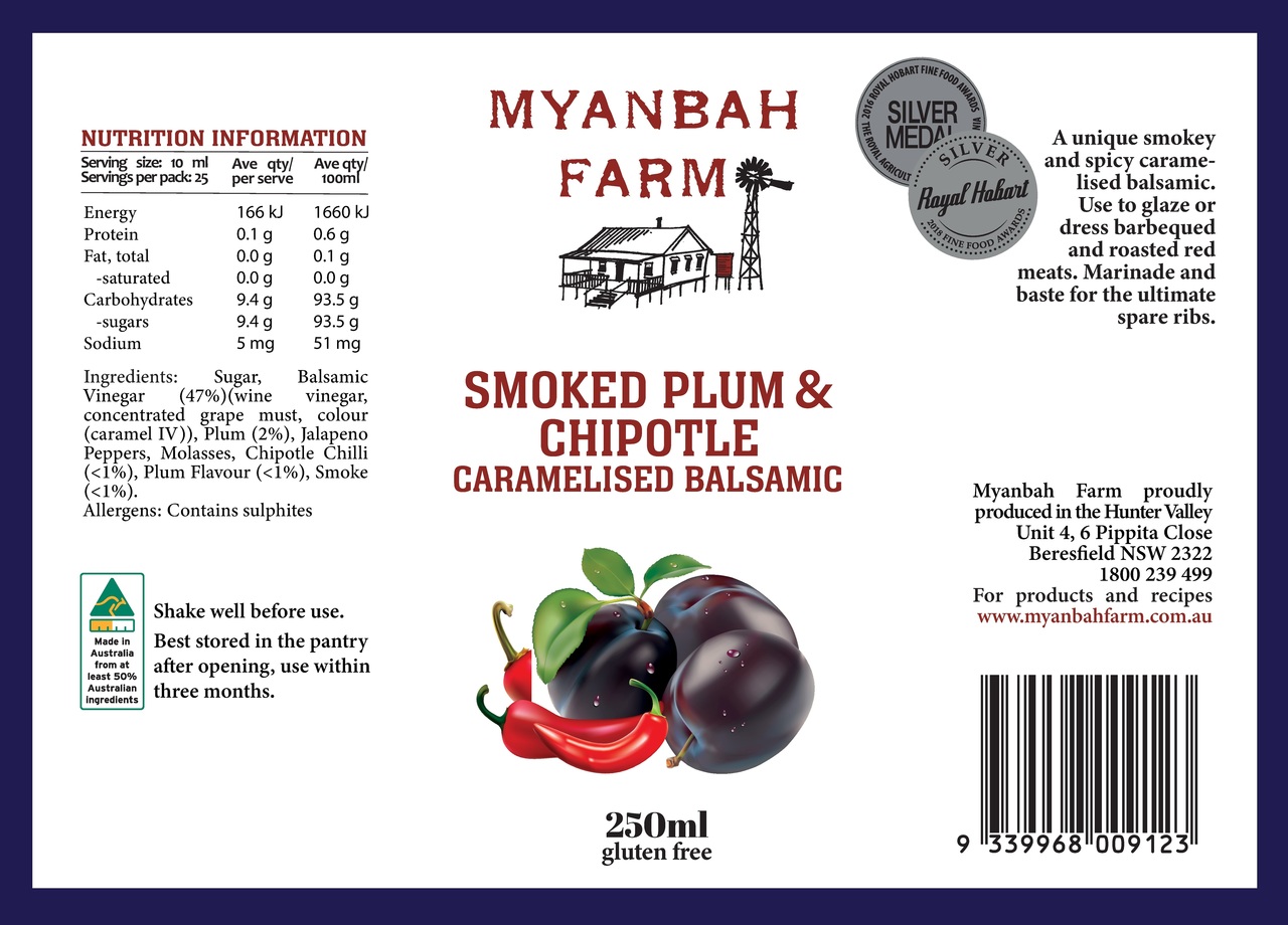 Smoked Plum & Chipotle Caramelised Balsamic Vinegar 2 Smoked Plum & Chipotle Caramelised Balsamic Vinegar