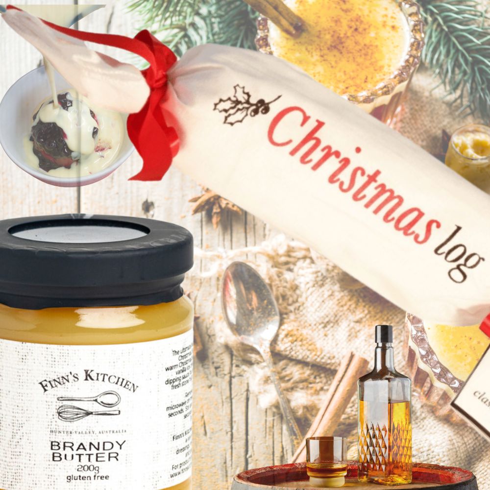 Christmas Pudding And Sauces (Full Size) 2 Christmas pudding and sauces (Full Size)