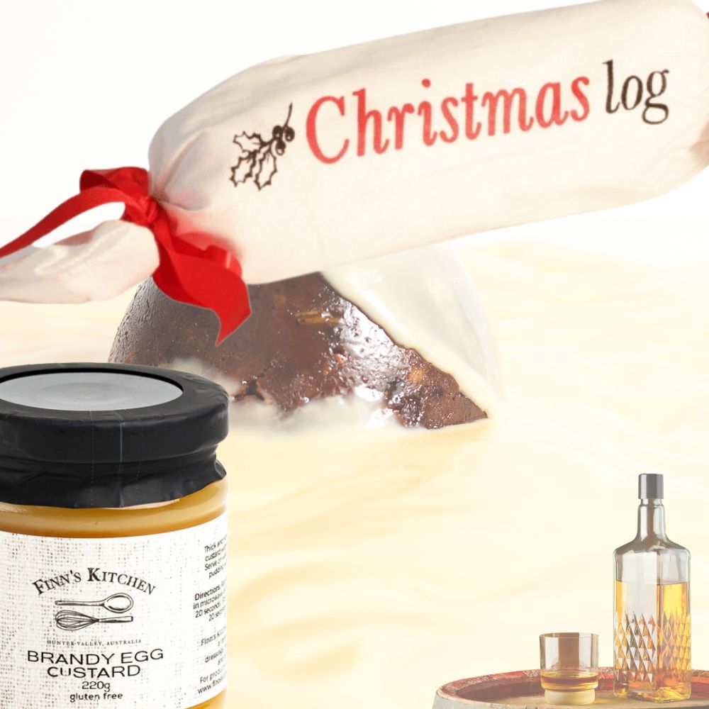 Christmas Pudding And Sauces (Full Size) 6 Christmas pudding and sauces (Full Size)