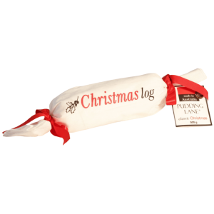 Traditional Classic Christmas Pudding Log