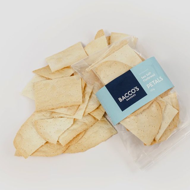 Bacco's Bakeries Sea Salt Flatbread Petals