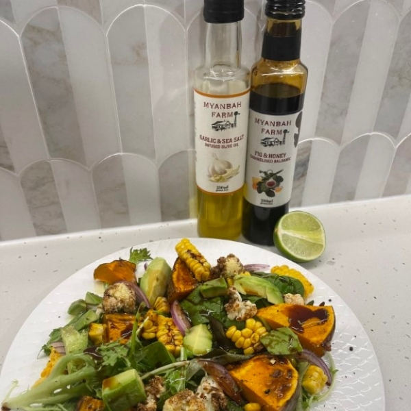Charred Corn, Pumpkin And Avocado Salad Recipe Charred Corn, Pumpkin And Avocado Salad Recipe - Myanbah Farm