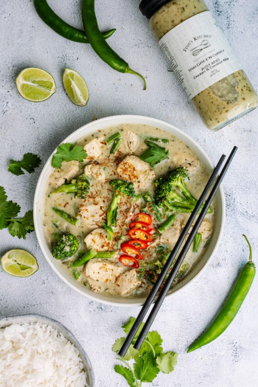 Thai Green Curry Chicken Just Add Simmer Sauce by Finn's Kitchen of Hunter Valley