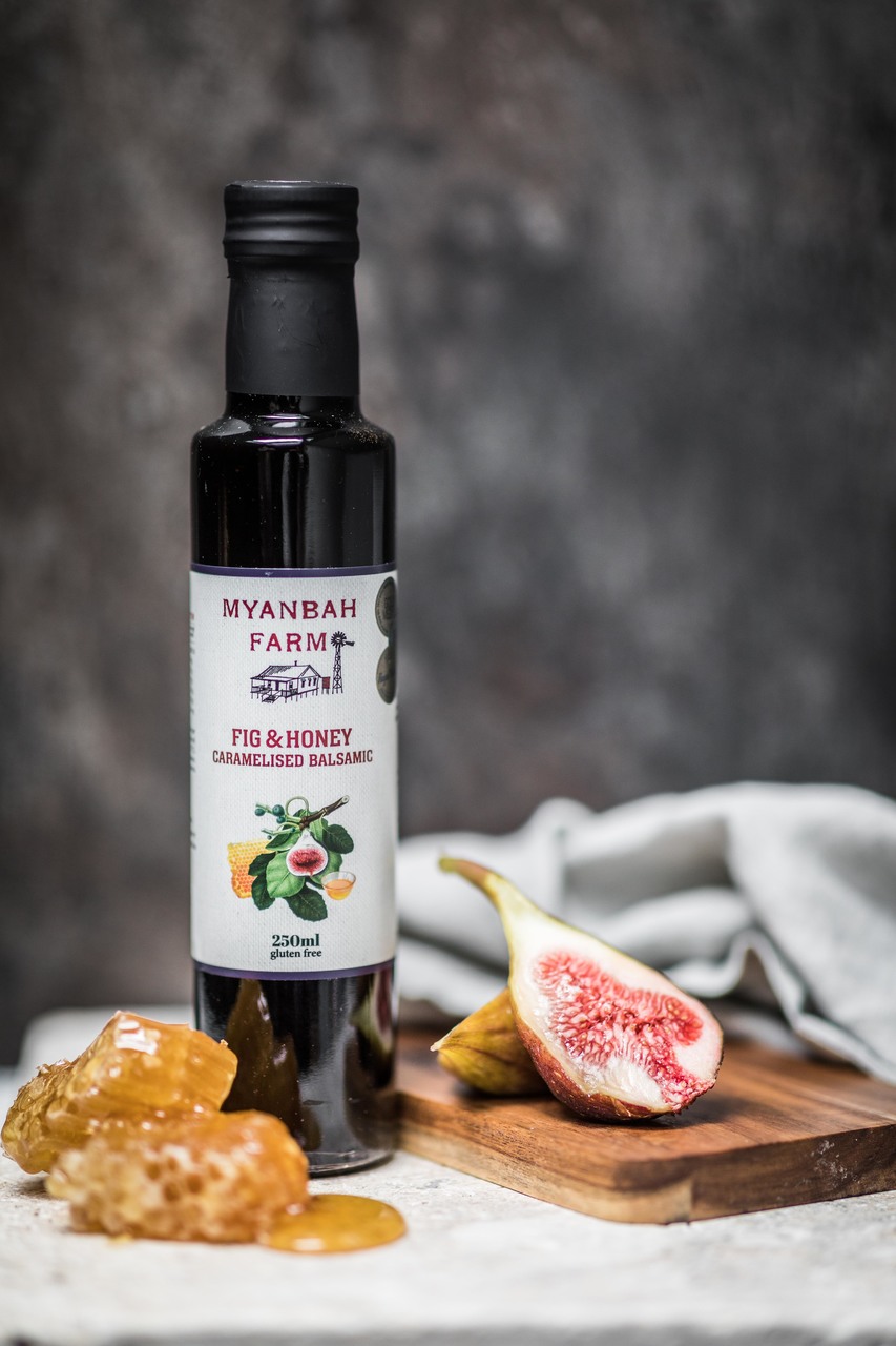 Fig & Honey Caramelised Balsamic - Styled 1 - Myanbah Fig & Honey Caramelised Balsamic