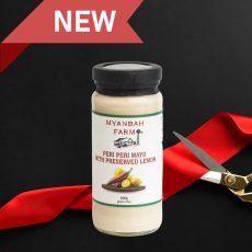 peri peri and perserved lemon mayo by myanbah farm of the hunter valley