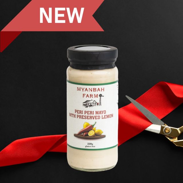 peri peri and perserved lemon mayo by myanbah farm of the hunter valley