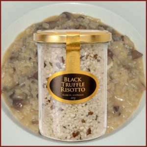 Black Truffle Risotto from Hunter Valley market