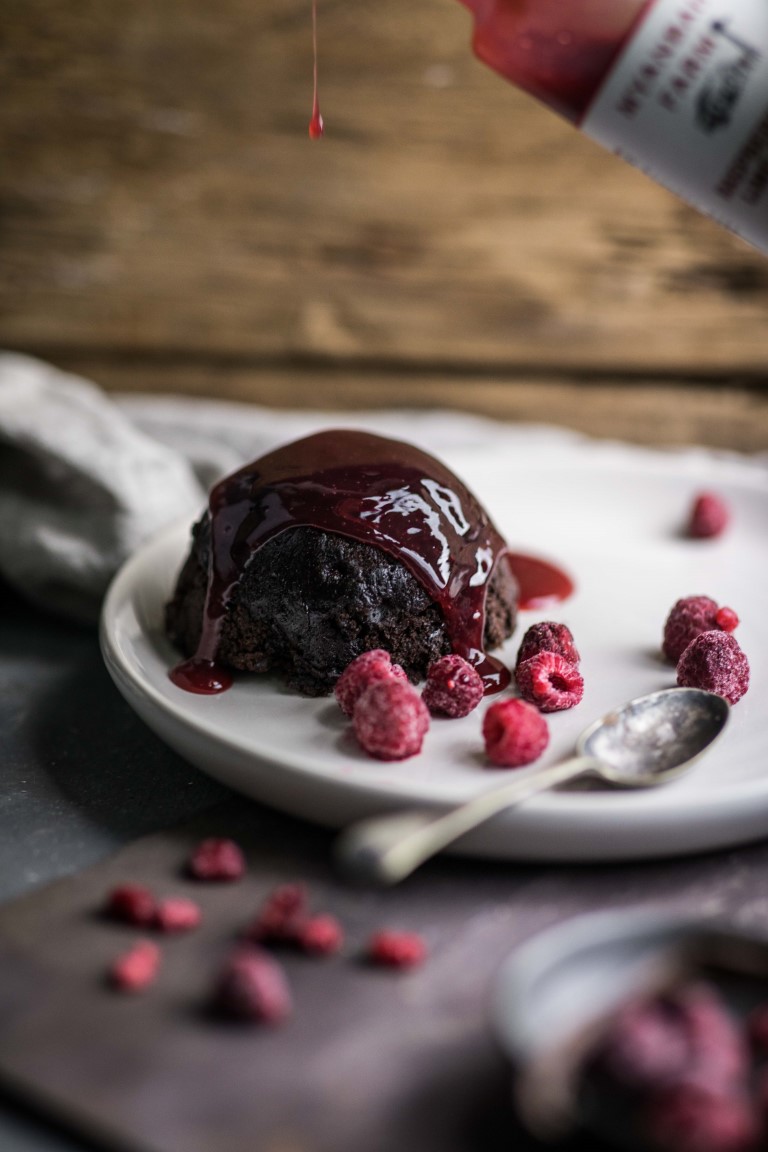 Raspberry & Watermelon Jam - Styled 2 - Myanbah Chocolate Fondant with Raspberry & Watermelon Jam
