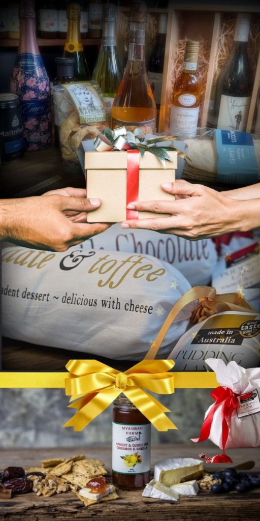 Christmas Gift Hampers from the Hunter Valley packed with gourmet goodies