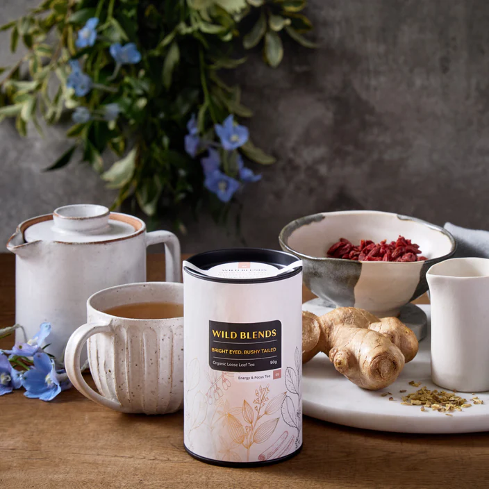 WIld Blends Bright Eyed Bushy Tailed Tea Bright Eyed Bushy Tailed Energy Tea by Wild Blends