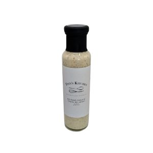 A creamy garlic sauce with subtle hints of hummus and tabbouleh, perfect for dressing grilled and barbecued meats, fresh salads, and more. Use it as a dipping sauce or as a flavourful base for warm potato salad. Versatile, tangy, and delicious!