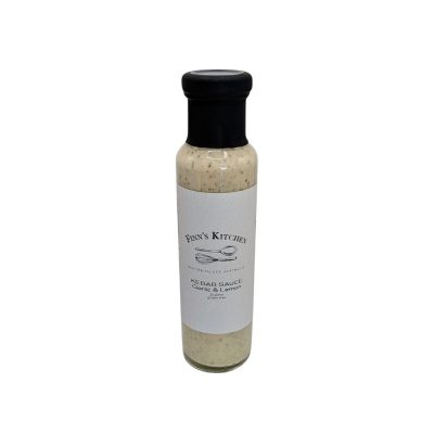 A creamy garlic sauce with subtle hints of hummus and tabbouleh, perfect for dressing grilled and barbecued meats, fresh salads, and more. Use it as a dipping sauce or as a flavourful base for warm potato salad. Versatile, tangy, and delicious!